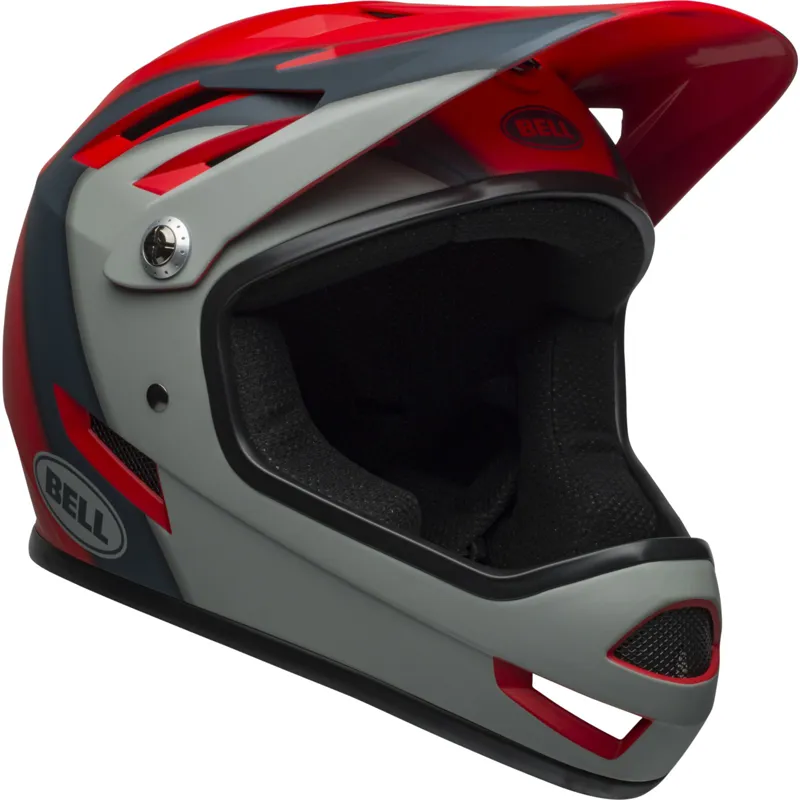 Bell Sanction MTB Full Face Helmet Presences Matte Crimson/Slate/Grey